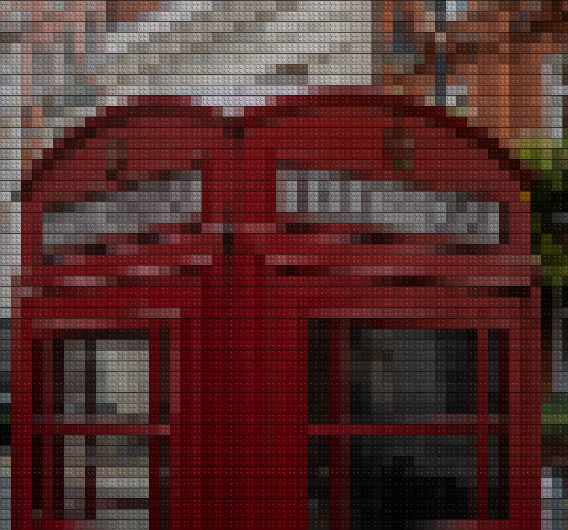 LEGO Art Wall Creation